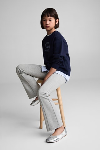 Legging flare - Gris chiné