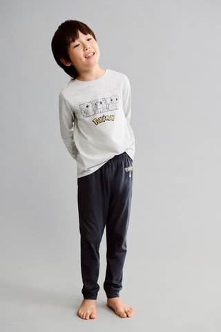 Pyjama Pikachu Pokemon - Anthracite