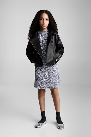 Blouson en similicuir - Noir