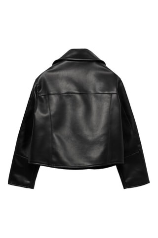 Blouson en similicuir - Noir