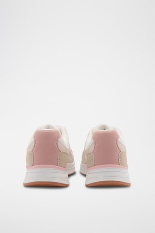 Tennis combinées à lacets - Rose pâle