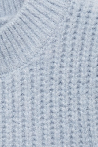 Gilet maille côtelée - Ciel