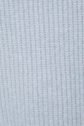 Gilet maille côtelée - Ciel