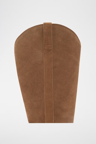 Bottes cowboy cuir - Camel