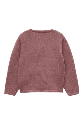Cardigan maille boutons - Bordeaux