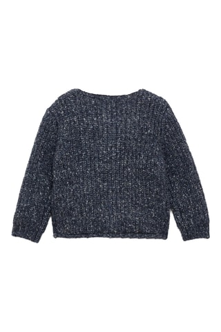 Cardigan combiné maille - Bleu marine