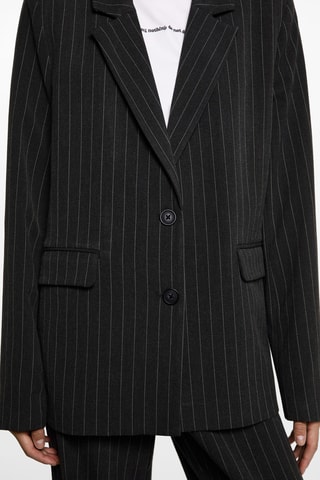 Veste de costume à rayures - Gris
