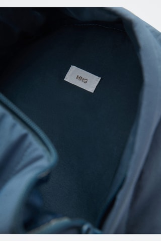 Sac à dos détail brodé - Bleu