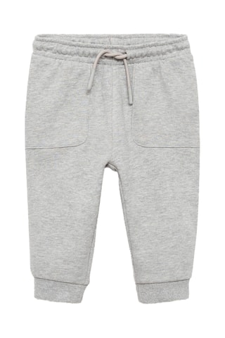 Pantalon de jogging poches - Gris chiné