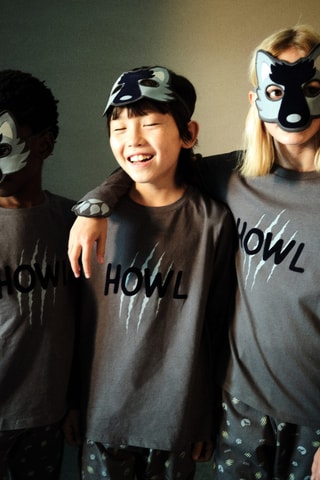 Pyjama Halloween masque - Anthracite