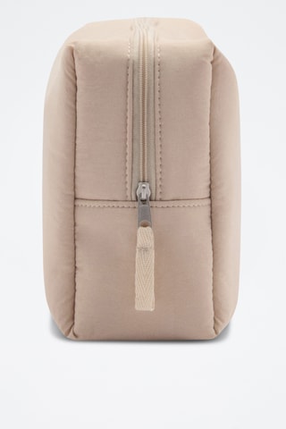 Sac cosmétique matelassé - Beige