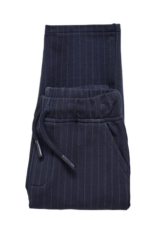 Pantalon à fines rayures - Bleu marine