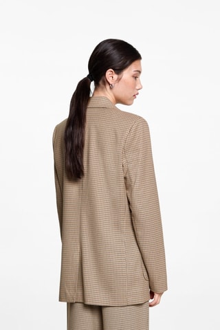 Veste pied-de-poule - Beige