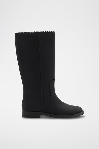 Bottes hautes plates - Noir