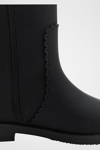 Bottes hautes plates - Noir