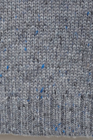 Cardigan maille fermeture Éclair - Gris chiné