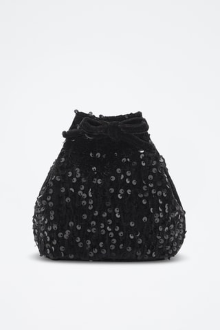 Sac à paillettes - Noir