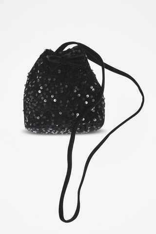 Sac à paillettes - Noir