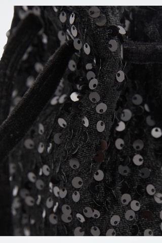 Sac à paillettes - Noir