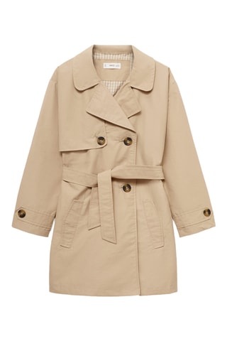 Trench classique ceinture - Gris clair