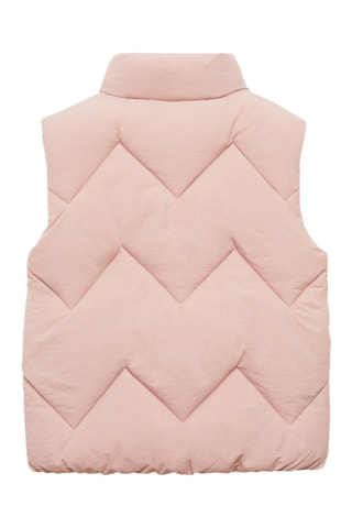 Gilet matelassé poches - Rose