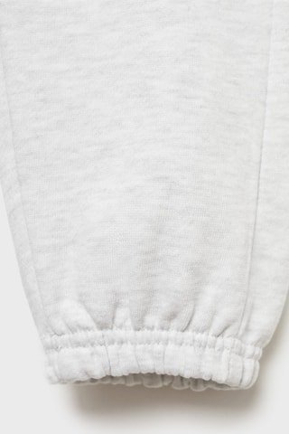 Pantalon jogger coton - Gris chiné