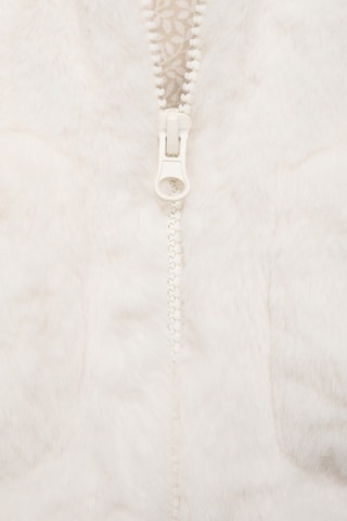 Manteau fausse fourrure - Blanc