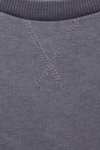 Robe sweat-shirt coton - Indigo