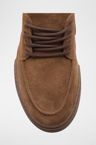 Chaussures bateau cuir - Marron
