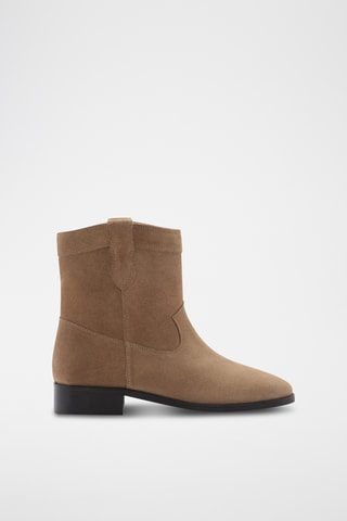 Bottines plates - Beige