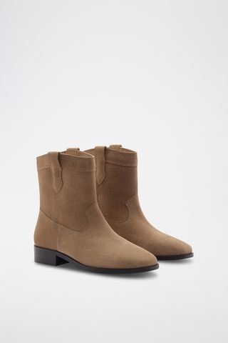 Bottines plates - Beige