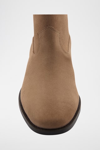 Bottines plates - Beige