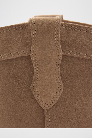 Bottines plates - Beige