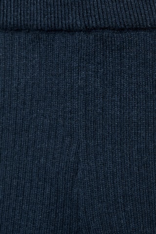 Legging côtelé à revers - Bleu marine
