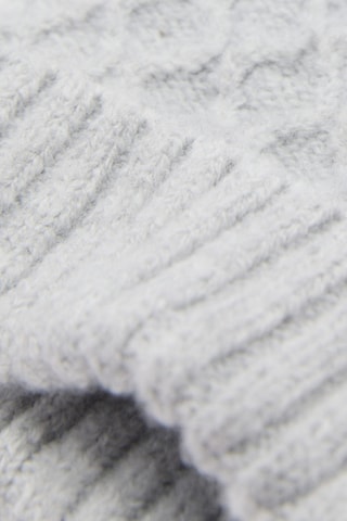 Bonnet maille oreilles - Gris