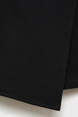 Jupe-culotte en coton - Noir