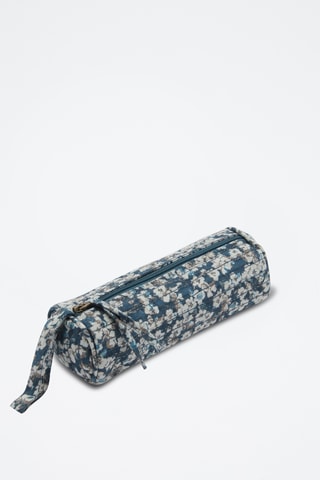 Trousse en imprimé fleuri - Vert