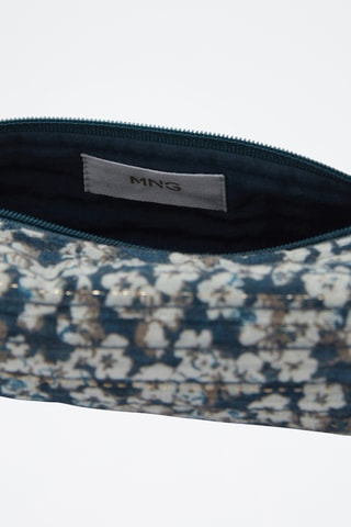 Trousse en imprimé fleuri - Vert