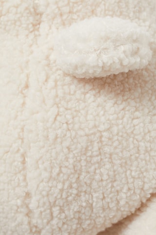 Combi-pilote imitation mouton capuche - Blanc cassé