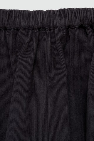 Short velours côtelé - Anthracite