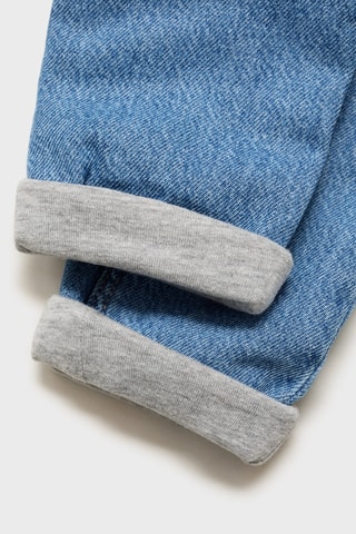 Jean paperbag doublé - Bleu marine