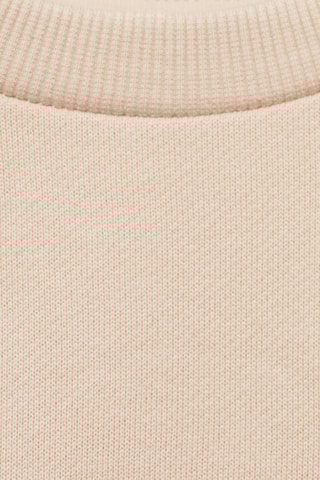 Sweat-shirt 100 % coton - Ivoire