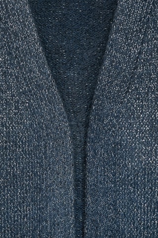 Cardigan maille Lurex - Bleu nuit