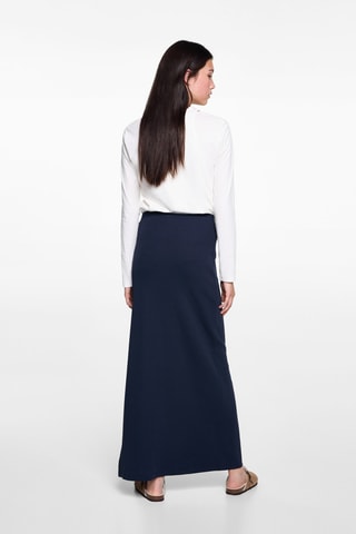 Jupe midi - Bleu marine