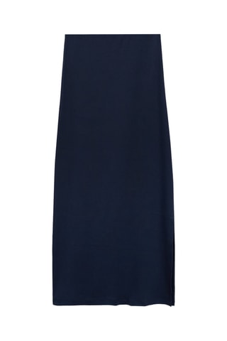 Jupe midi - Bleu marine