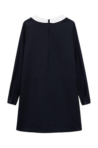 Robe col Claudine - Bleu marine