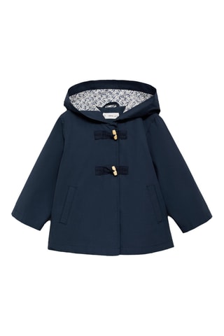 Veste imperméable à capuche - Bleu marine