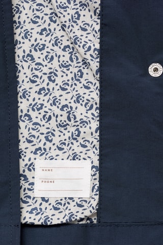 Veste imperméable à capuche - Bleu marine