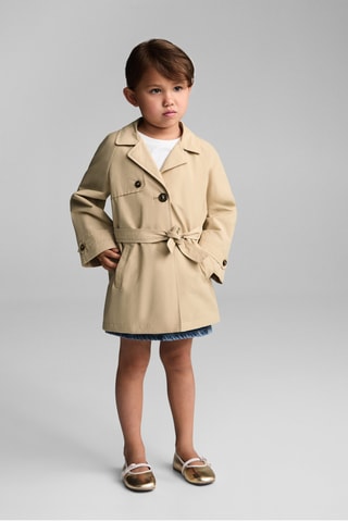 Trench classique ceinture - Sable