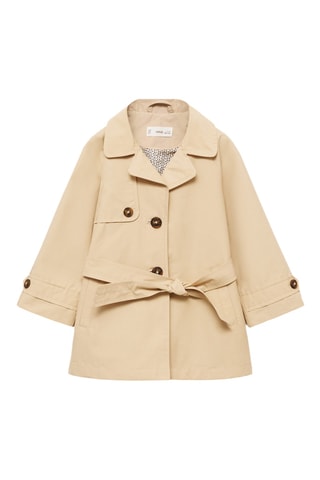 Trench classique ceinture - Sable